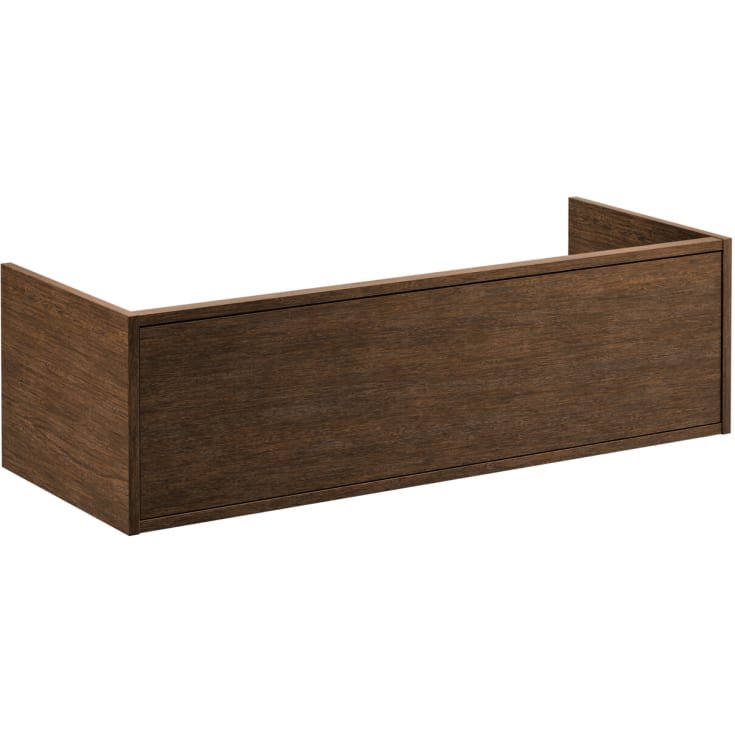 Gustavsberg Ducentic underskab, 118x46,5 cm, brun eg