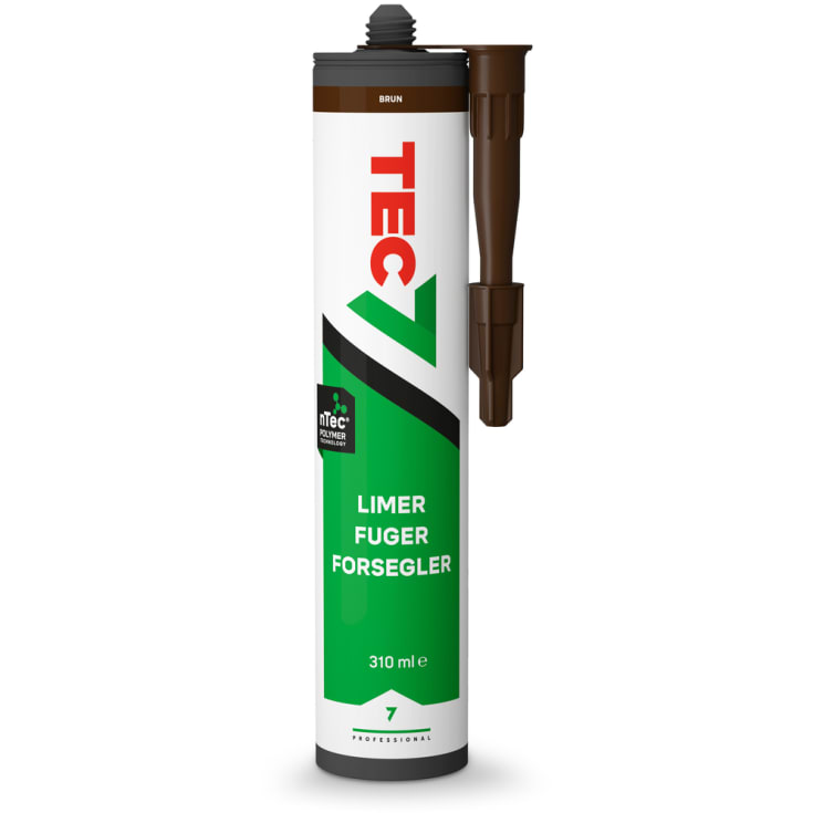 TEC7 fugemasse, 310ml, brun