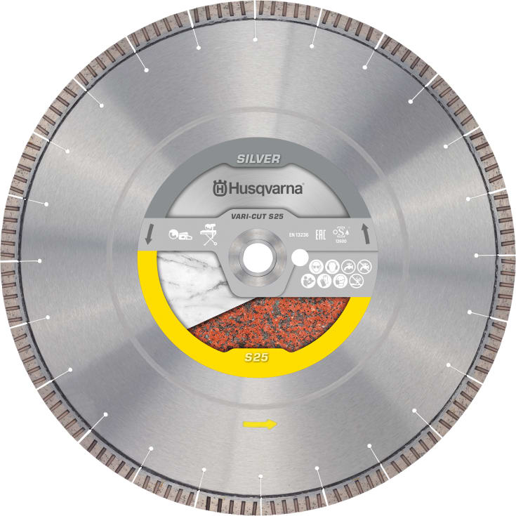 Husqvarna diamantblad Vari-Cut S25, Ø300/25,4/20 mm