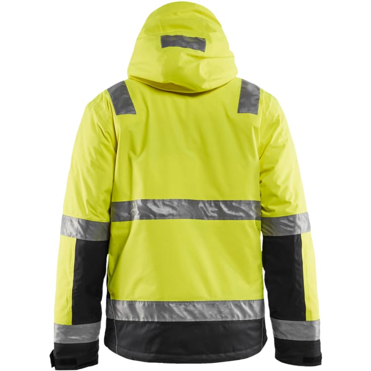 Blåkläder Workwear Hi-Vis vinterjakke, hi-vis gul/sort, str. 6XL