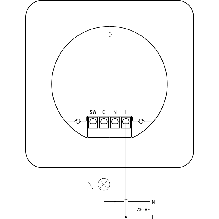 Shelly XL vægdisplay, Bluetooth & Wi-Fi, sølv