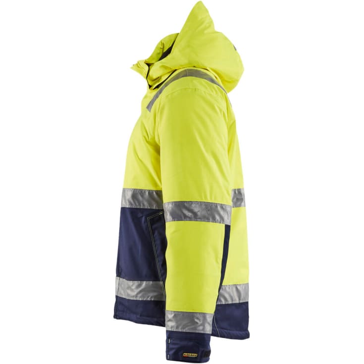 Blåkläder Workwear Hi-Vis vinterjakke, hi-vis gul/marine, str. S