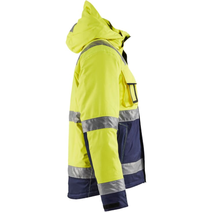 Blåkläder Workwear Hi-Vis vinterjakke, hi-vis gul/marine, str. S