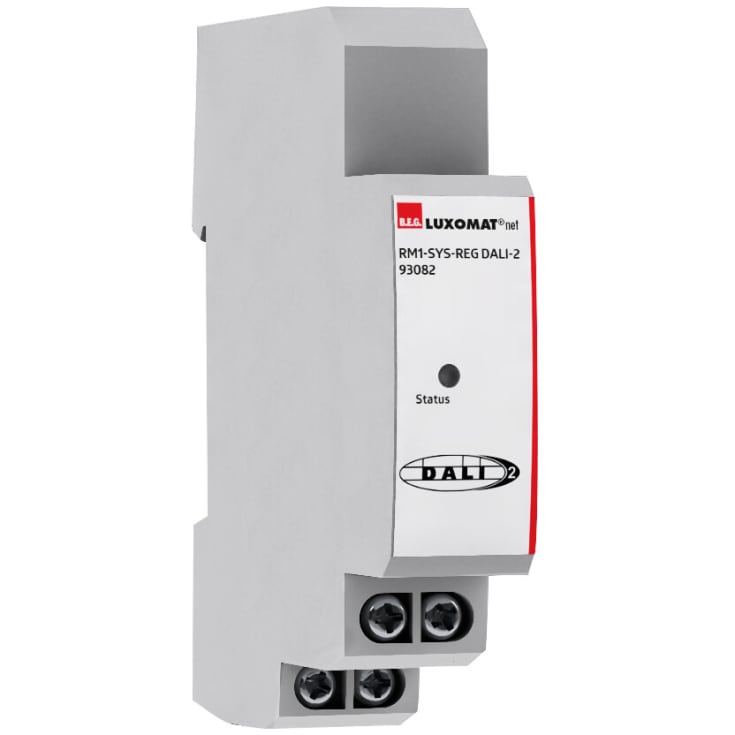 DALI-relé RM1-SYS-REG DALI-2 hvit