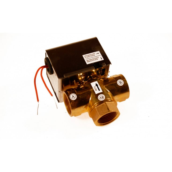 Zoneventil 3-vejs 230v 3/4"