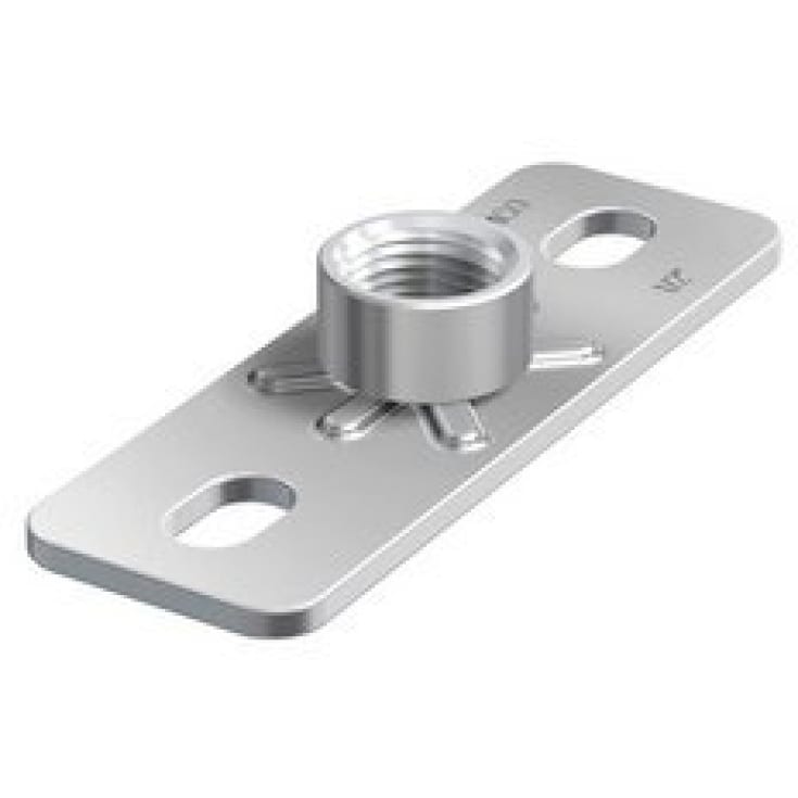 Grundflange galvaniseret 1/2"
