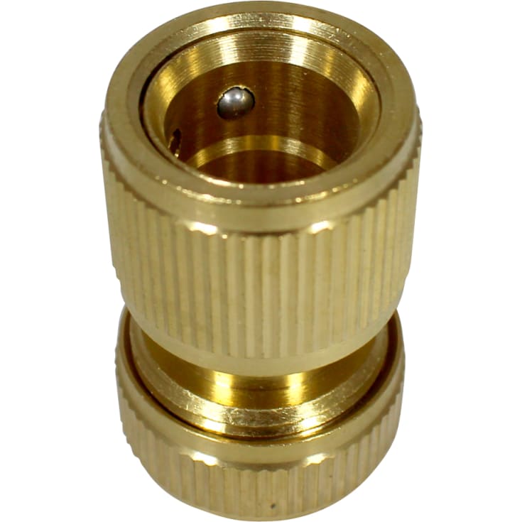 Messing Slangekobling 1/2"