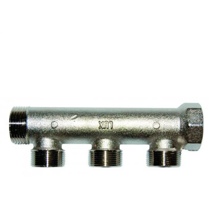 Alupex fordelerrør med 3x24mm afgange