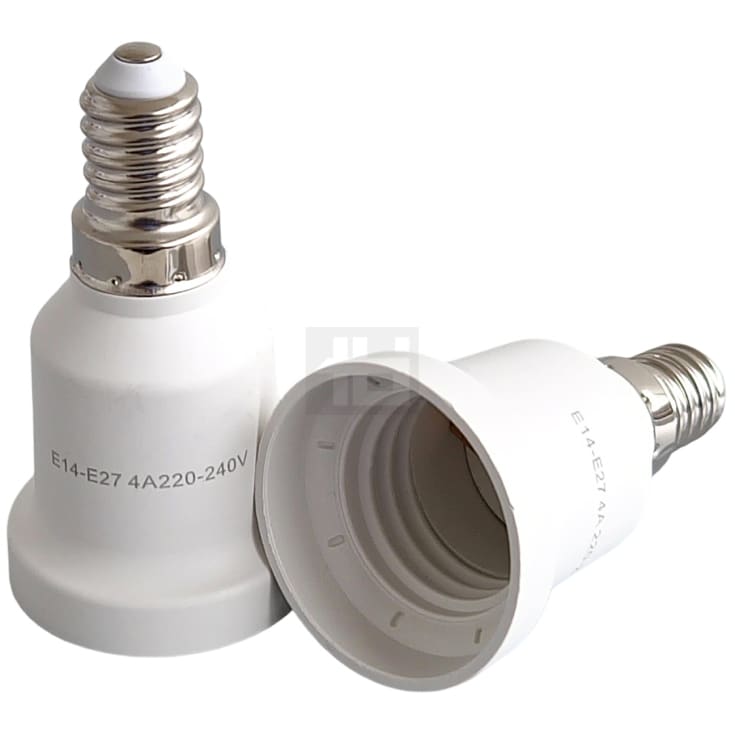 Fatning adapter E14 til E27