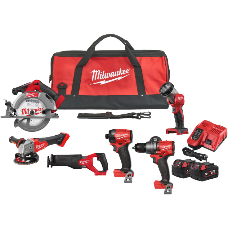 Milwaukee M18 powerpack-sæt FPP6G3-502B