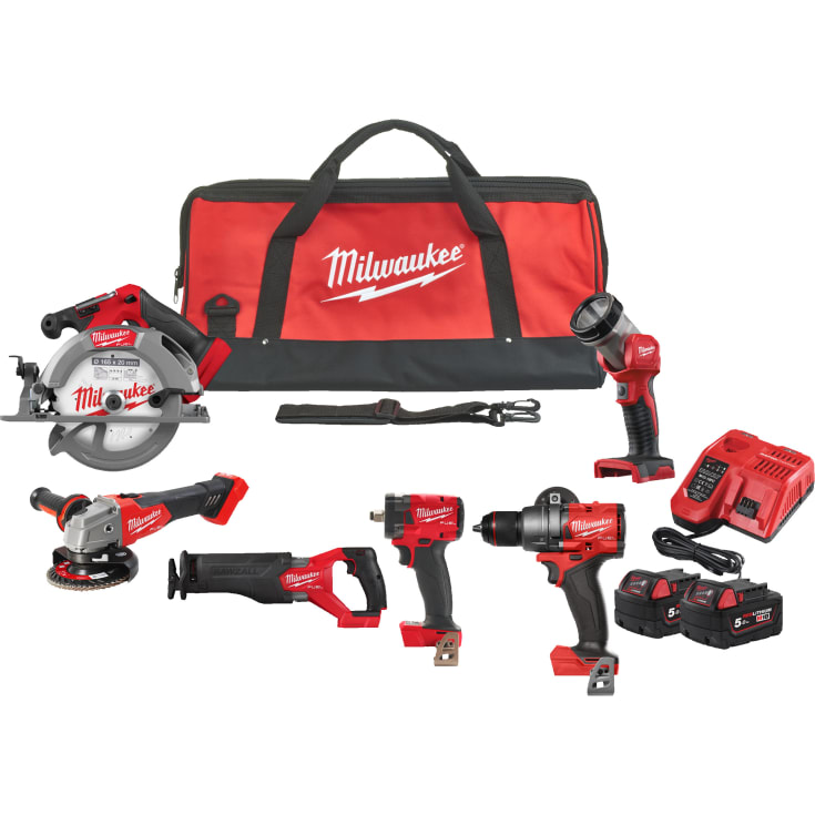 Milwaukee M18 powerpack-sæt FPP6H3-502B