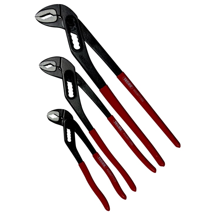 Tecos vandpumpetang boxjoint, sæt med 3 stk, 170, 250, 300 mm