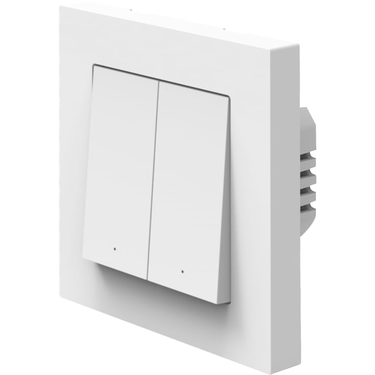 Osram Smart+ Wifi Matter afbryder, 2-knap, hvid