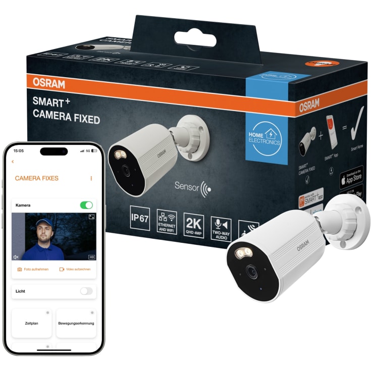 Osram Smart+ Wifi övervakningskamera för utomhusbruk