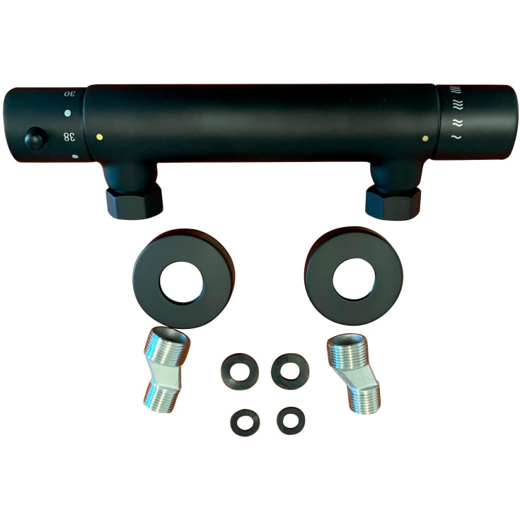 Zen Sanitary brusearmatur, sort