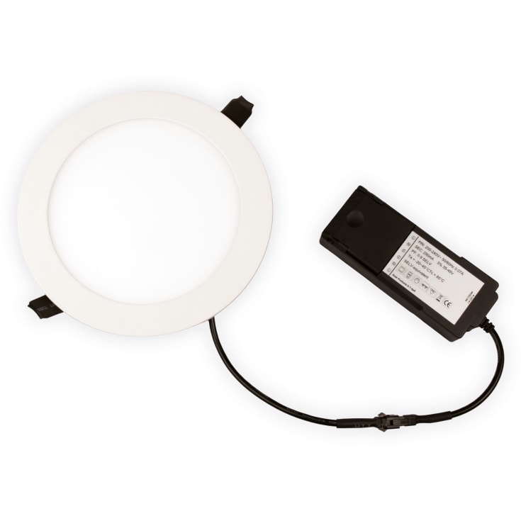 Alisia Elite 230V 12W 3000K Ra90 920lm IP44 mat hvid rund