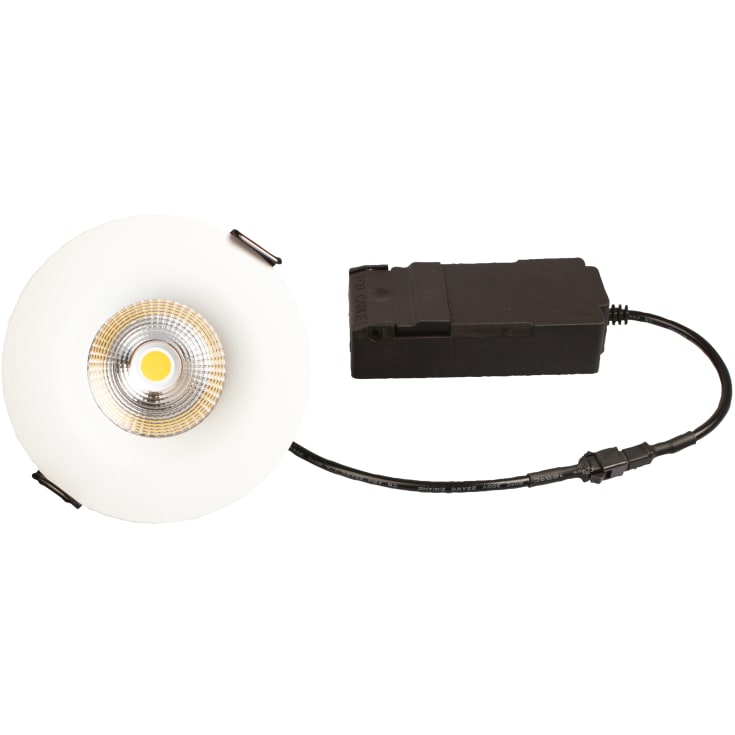Scan Products Sabina Low Profile downlight, matt hvit, 2700K