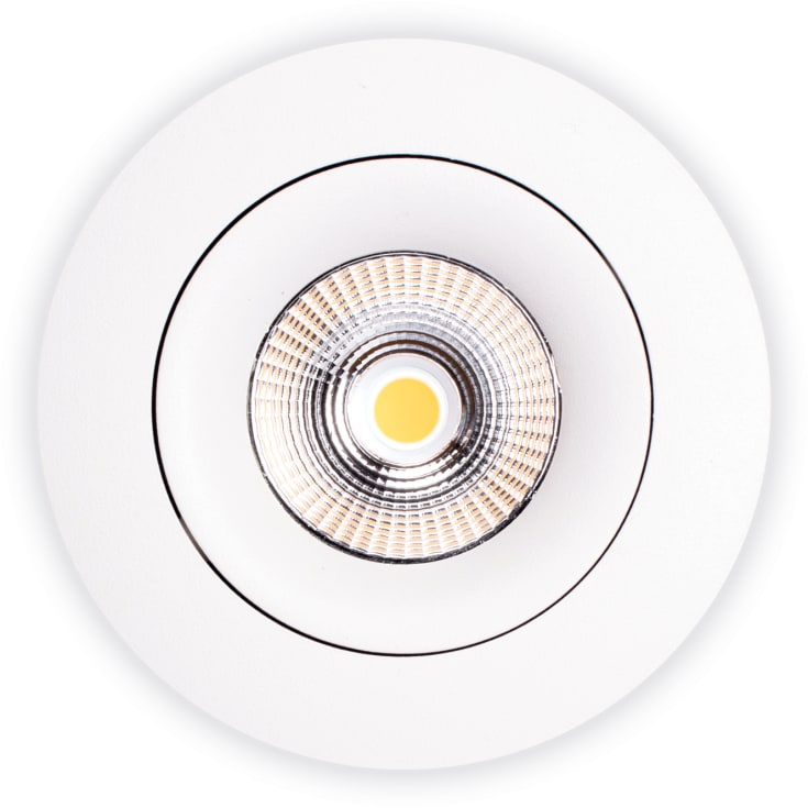 Scan Products Sabina Low Profile downlight, matt hvit, 2700K