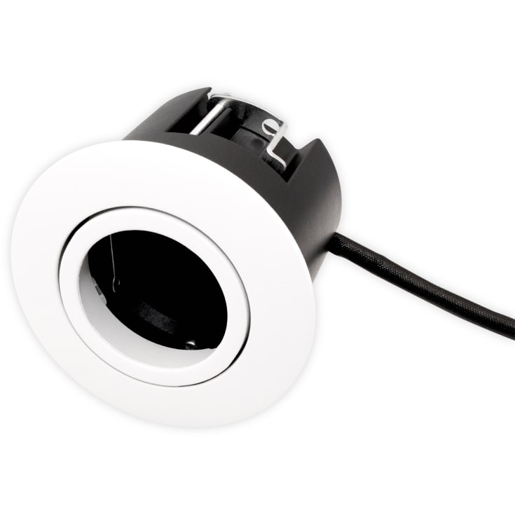 Scan Products Luna Quick Install 2.0 downlight, GU10, matt hvit, 10 stk
