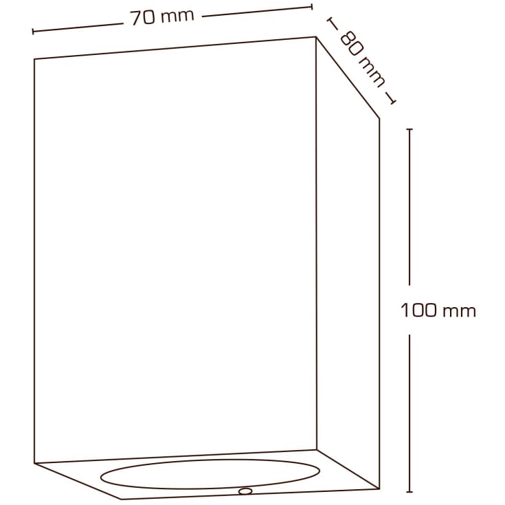 Scan Products Lara udendørs væglampe, antracit