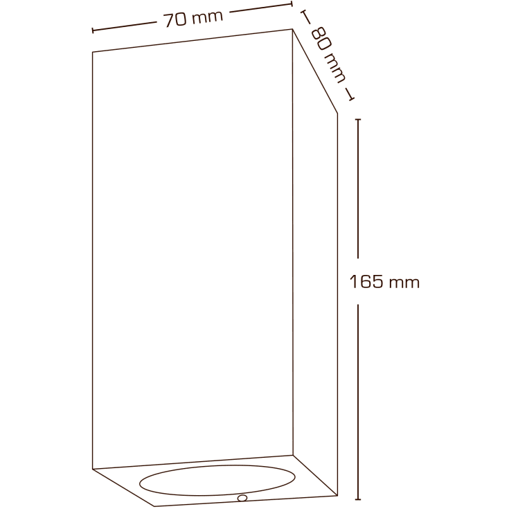 Scan Products Noris vägglampa utomhus, antracit