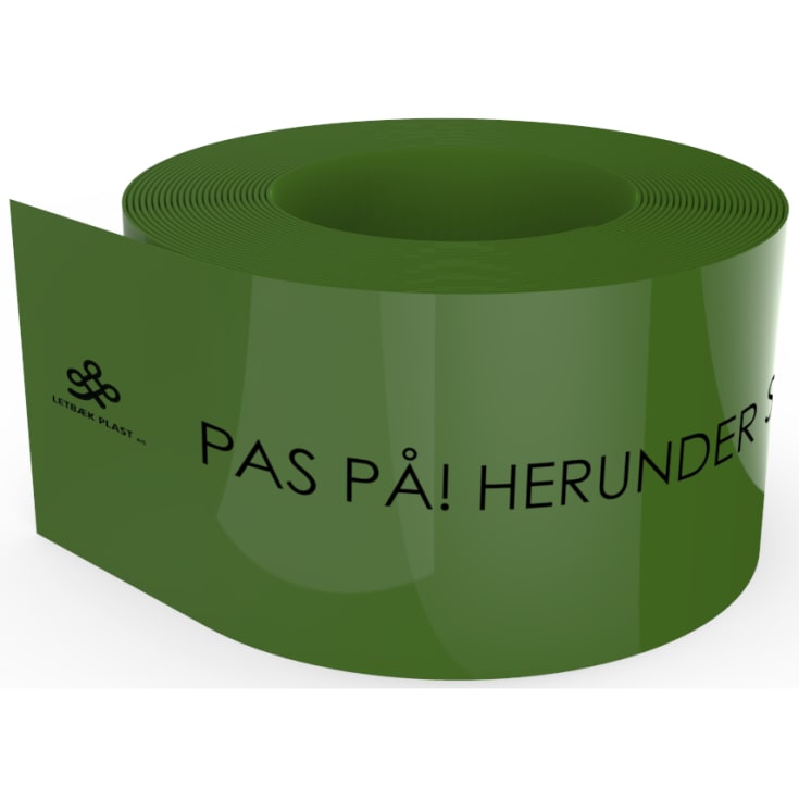 Markeringsbånd, grøn, KLOAK, 50 x 0,1 mm, 500 m