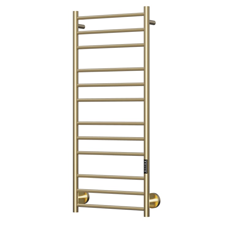 TVS Plus 12L handdukstork, el, 50x116 cm, borstat guld