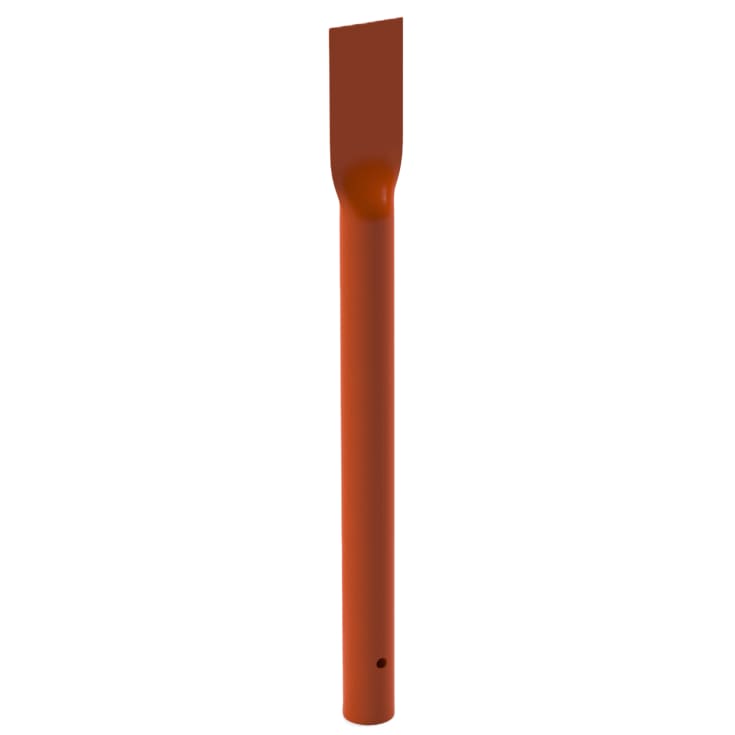 24 stk Letbek 110 x 1500 mm markeringsstolpe, PE, oransje