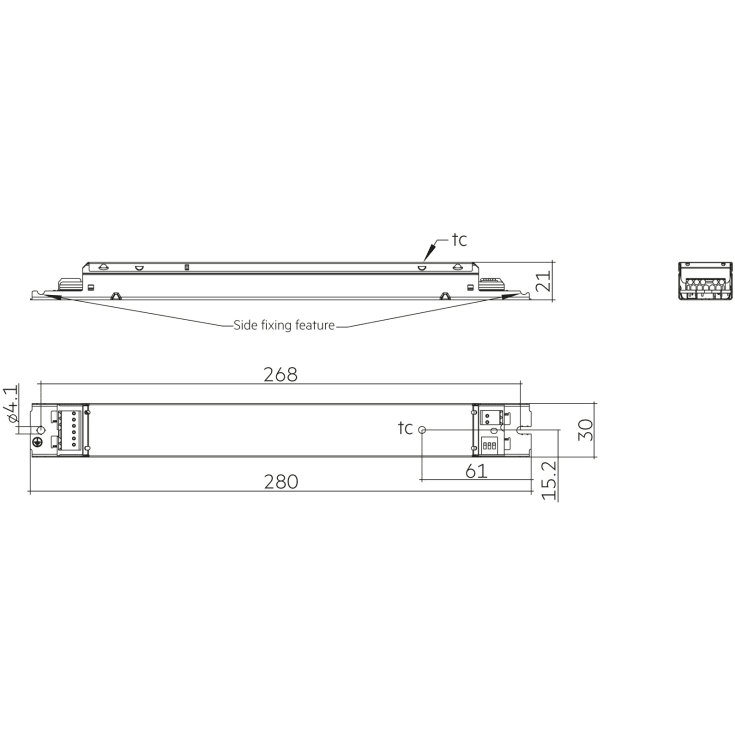 Tridonic LED driver DALI-2 LC 75/200-550/230 DA lp SNC4