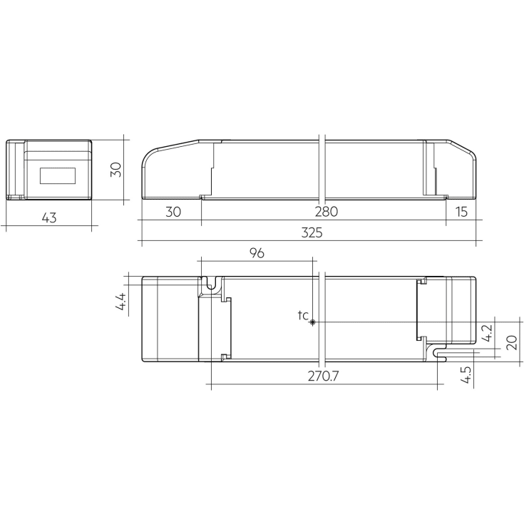 Tridonic LED driver DALI-2 LC 200W 48V one4all NF SC EXC SP