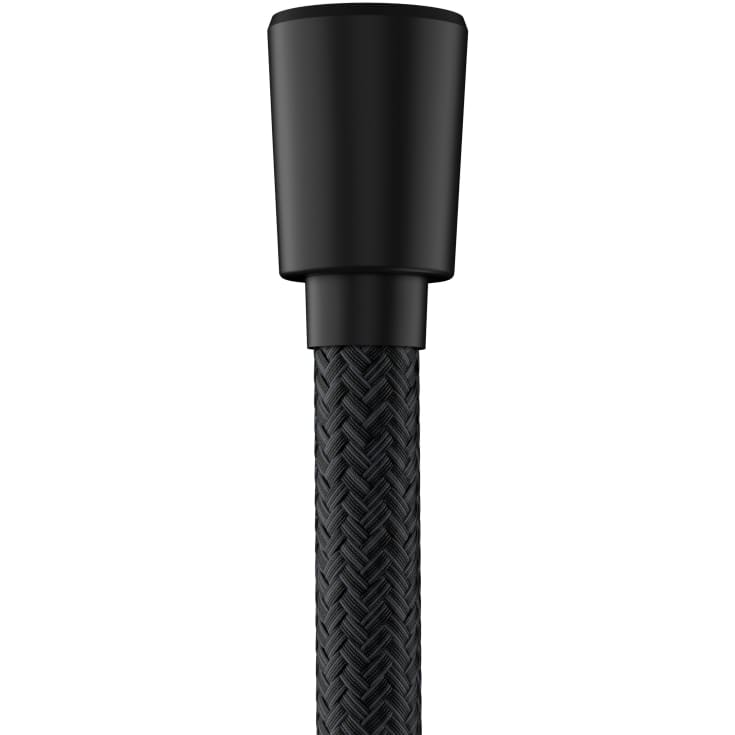 Hansgrohe Designflex bruseslange, 1,6 meter, mat sort