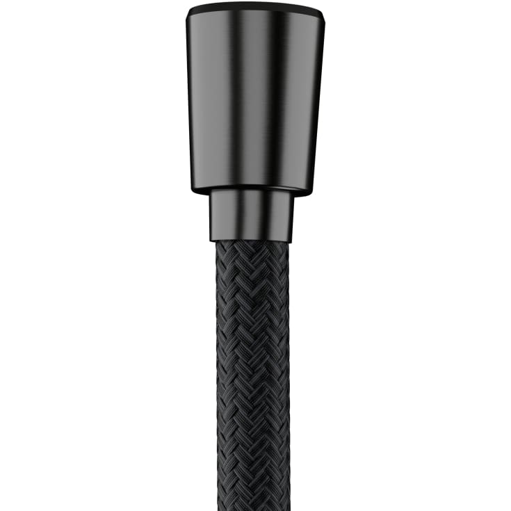 Hansgrohe Designflex bruseslange, 1,6 meter, børstet sort krom