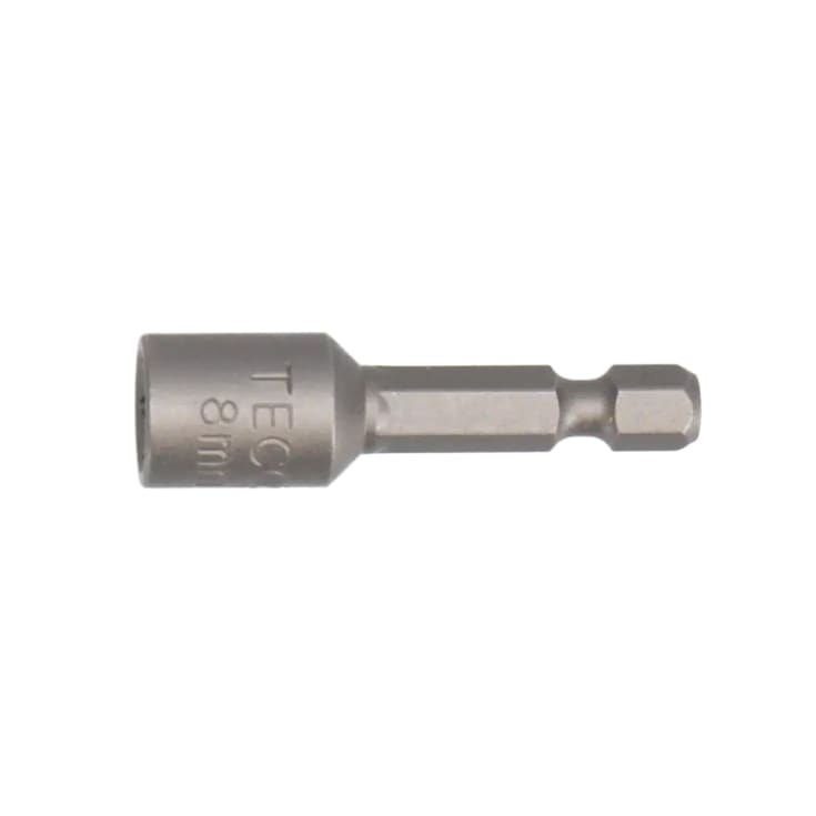 Tecos magnetisk pipe, utvendig 6-kant 1/4", 8,0 x 45 mm