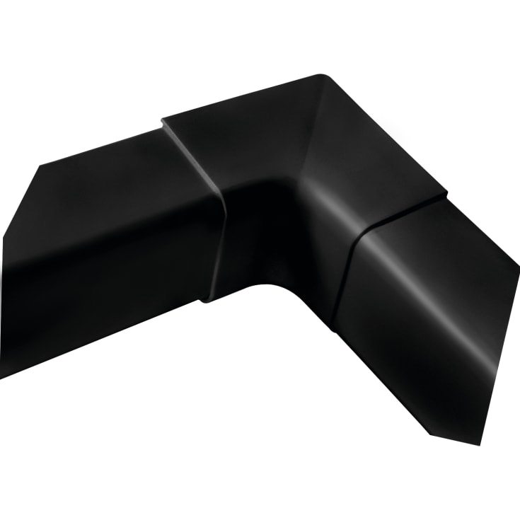 LuftX® indvendigt hjørne 80x60 mm sort
