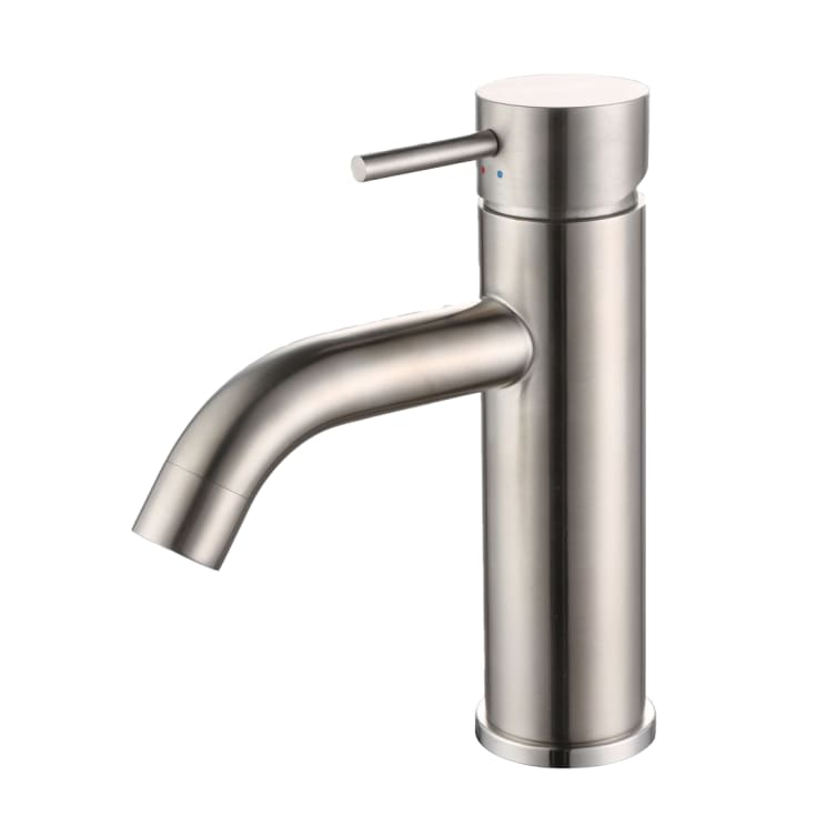 Blyfri håndvaskarmatur.  Rustfri stål