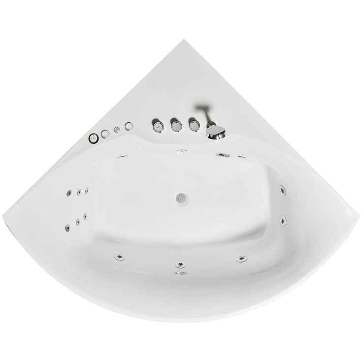 Bathlife Rofylld boblebad plus, 140 cm, hjørne, hvit