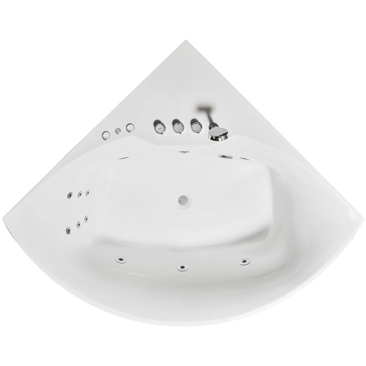 Bathlife Rofylld boblebad intro, 140 cm, hjørne, hvit