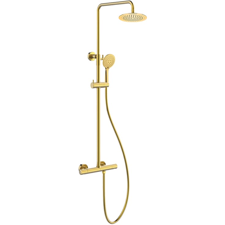 Bathlife Brusa takdusjsett, Ø24 cm, messing
