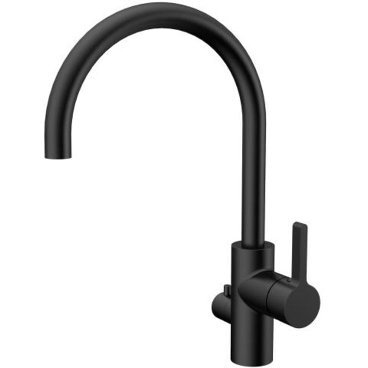 Bathlife Ocean kjøkkenarmatur, med avstengning, matt sort