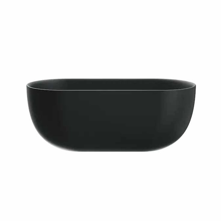 Bathlife Soft badekar, 160x75 cm, svart