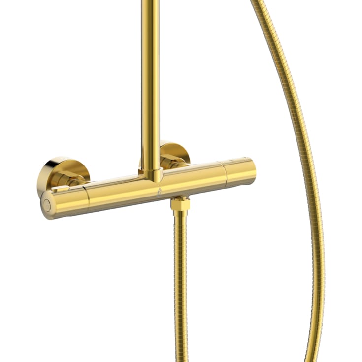 Bathlife Brusa takdusjsett, Ø24 cm, messing