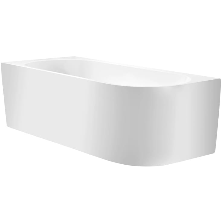 Bathlife Själsro A697 badekar, 180x82 cm, venstre, hvit