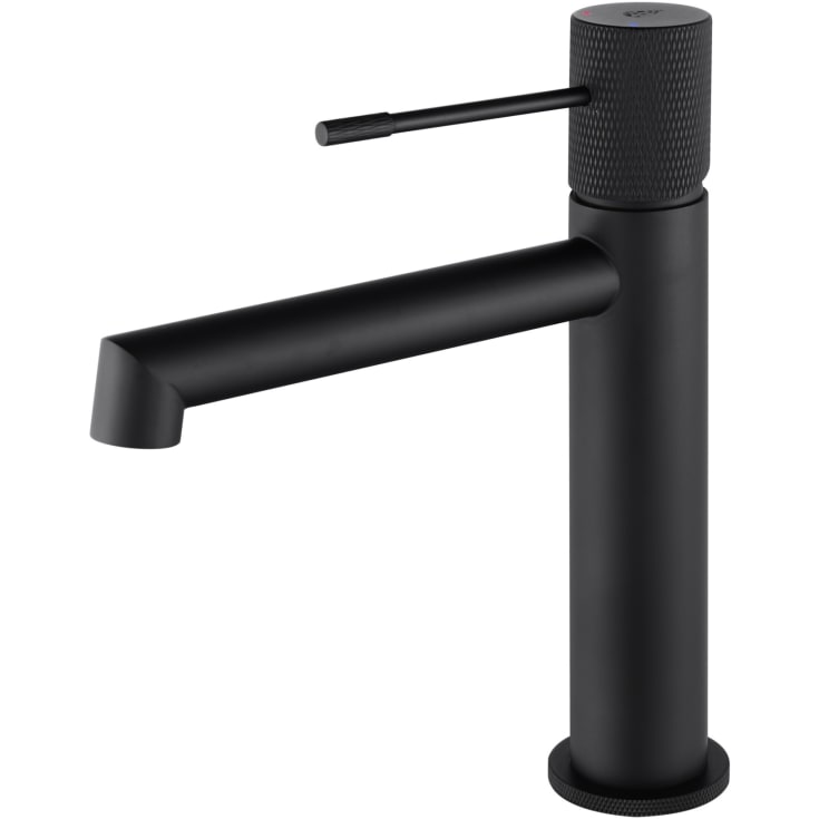 Bathlife Vidd servantbatteri, uten bunnventil, sort matt
