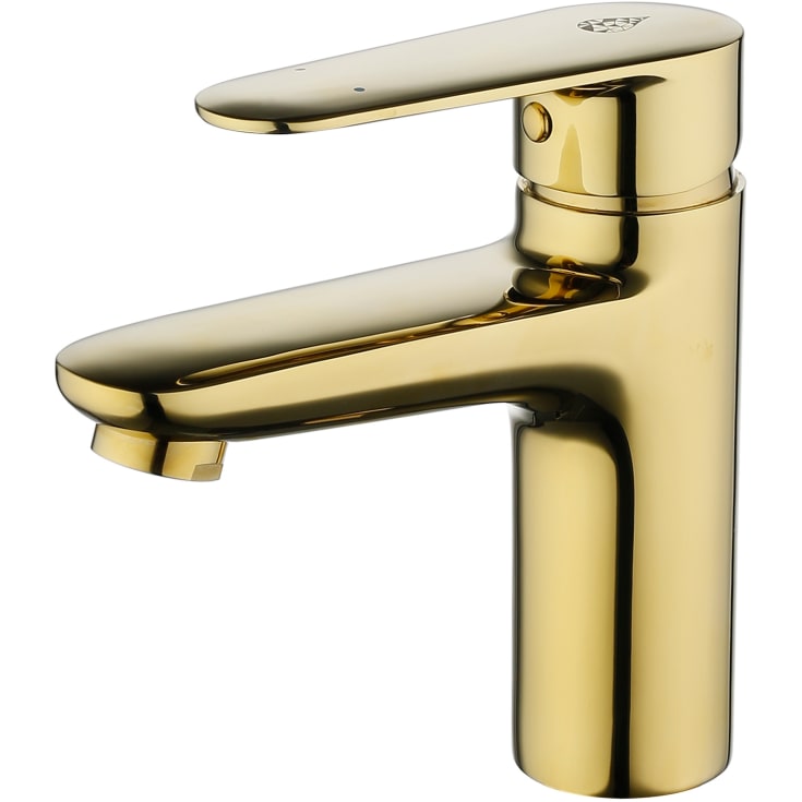 Bathlife Springa servantbatteri, uten bunnventil, gull