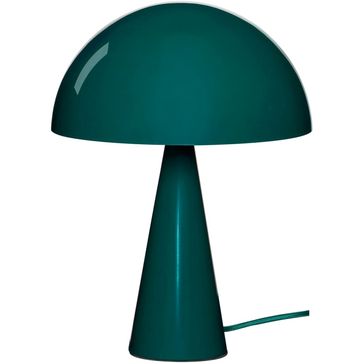 Hübsch Mush bordslampa, mörkgrön, 34 cm