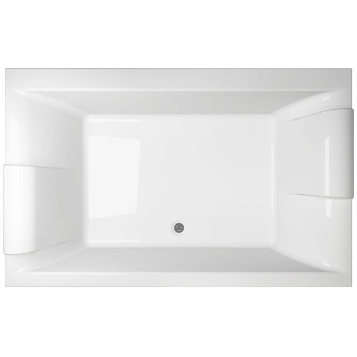 Westerbergs Pacific 190SQ badekar, 1890x1190 mm, akryl, hvit