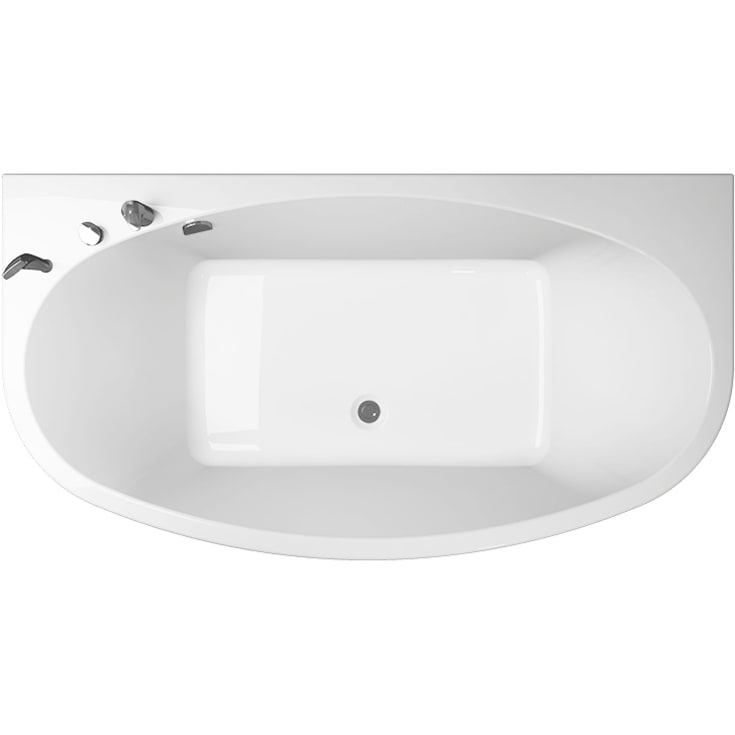 Westerbergs Norden 170O badekar, 1700x900 mm, akryl, hvit