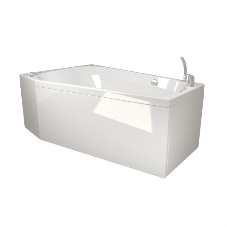 Westerbergs Motion 160R frontpanel, høyre, akryl, hvit
