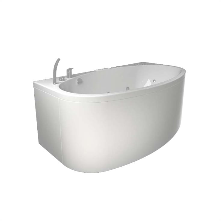 Westerbergs Norden 170O Superior soft boblebad, 1700x900 mm, akryl, hvit