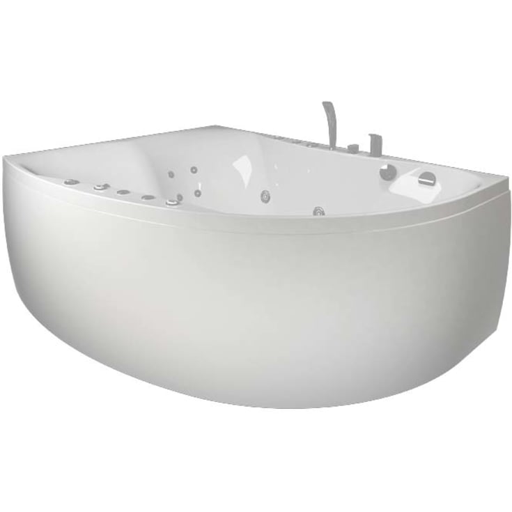 Westerbergs Ocean 170R Duo frontpanel, høyre, akryl, hvit